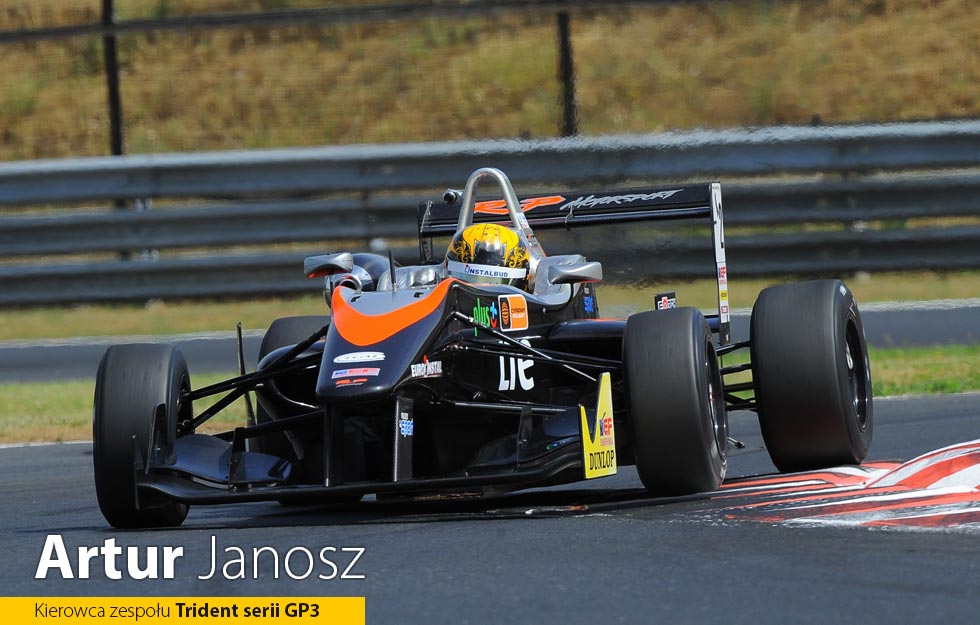 Artur Janosz w wyścigu Trident serii GP3