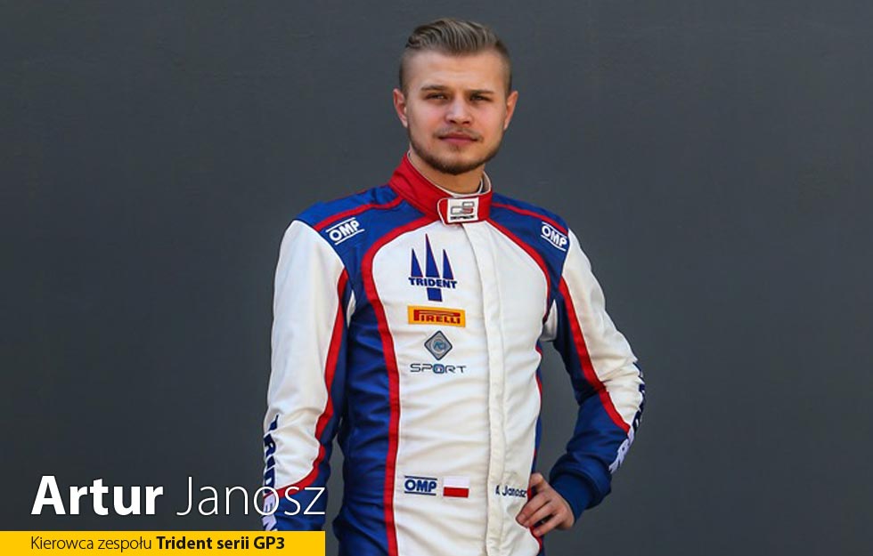 Artur Janosz, młody kierowca Formuły 1