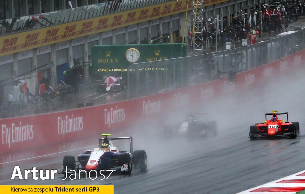 Wyścig F1 w deszczu